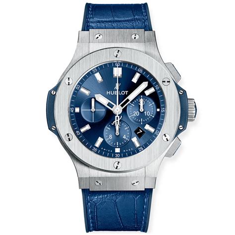 hublot big bang steel blue review|Hublot 44mm big bang.